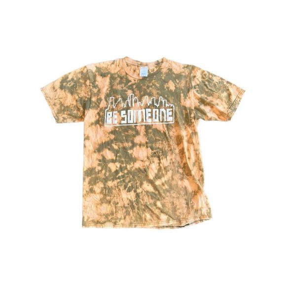 Houston Skyline Be Someone Bleached Tee - Picture 1 of 3
